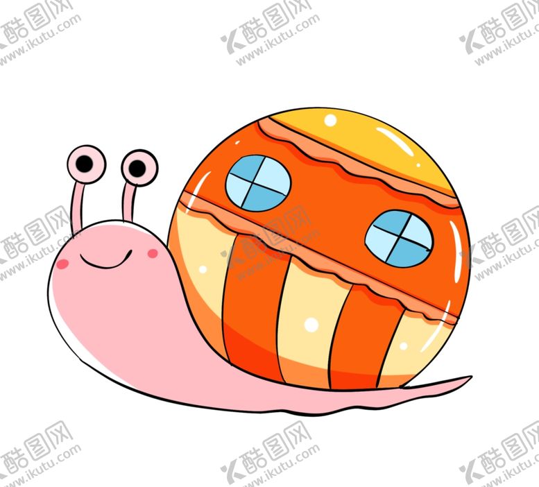 编号：52957004190816426614【酷图网】源文件下载-手绘卡通蜗牛