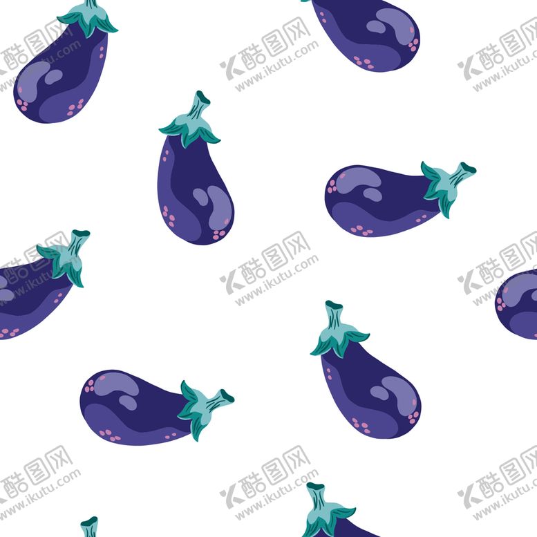 编号：07865309212148238426【酷图网】源文件下载-茄子图案