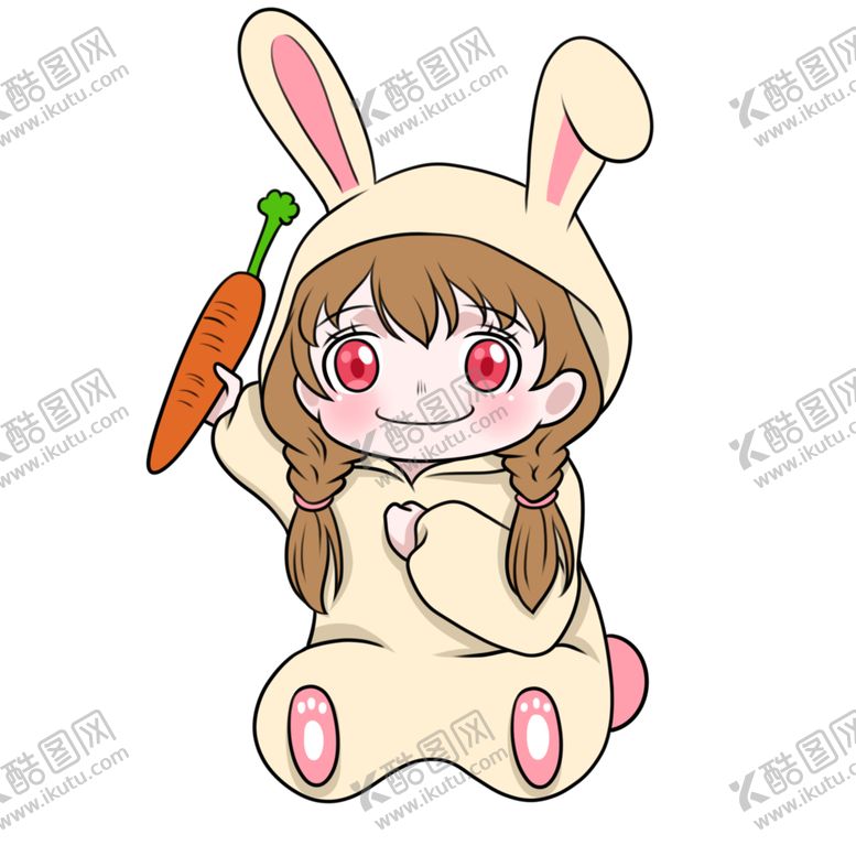 编号：13018809291630179703【酷图网】源文件下载-人物少女卡通背景海报素材