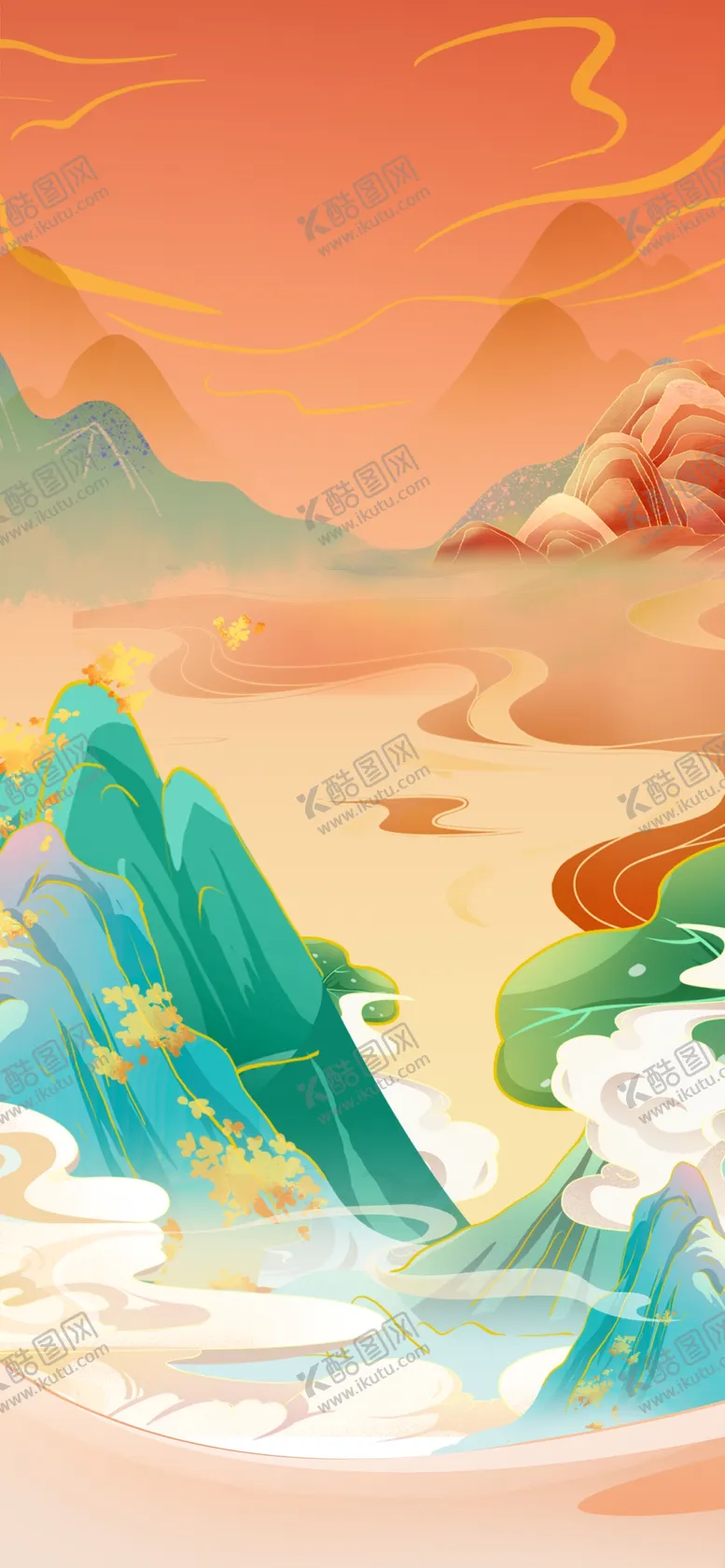 编号：37185901262156447093【酷图网】源文件下载-中国风背景