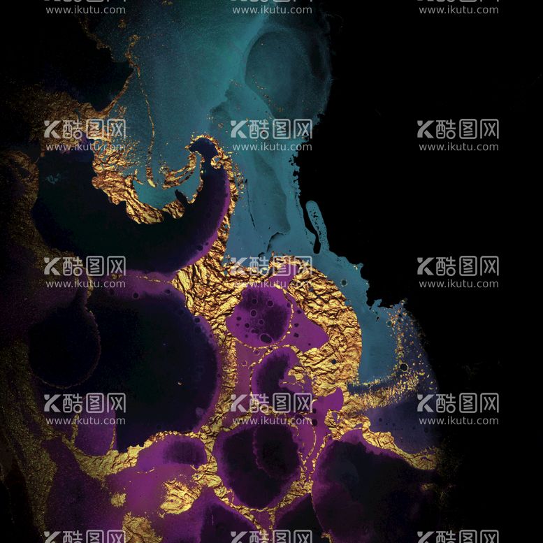 编号：30218411041722362116【酷图网】源文件下载-水彩高贵奢华流金纹理背景