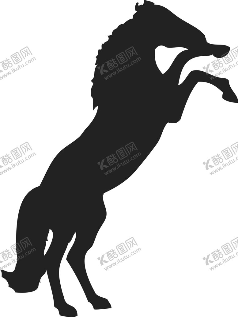 编号：93981406160937152849【酷图网】源文件下载-动物剪影