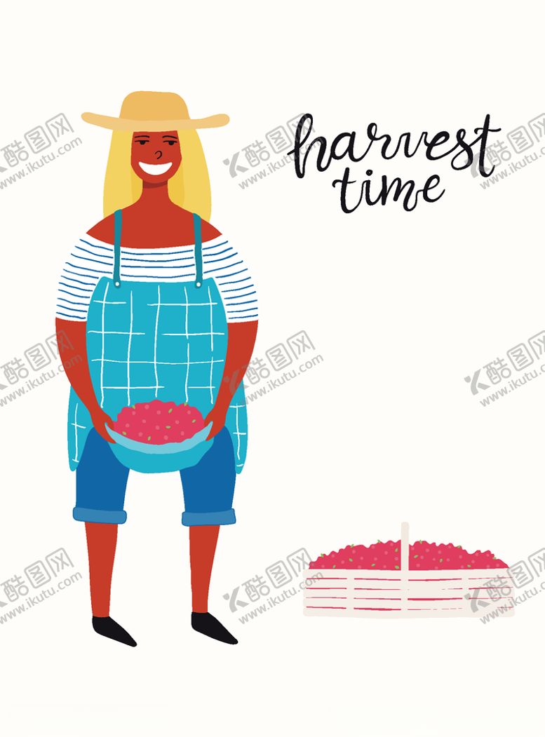 编号：10955410030828579234【酷图网】源文件下载-卡通抽象女孩