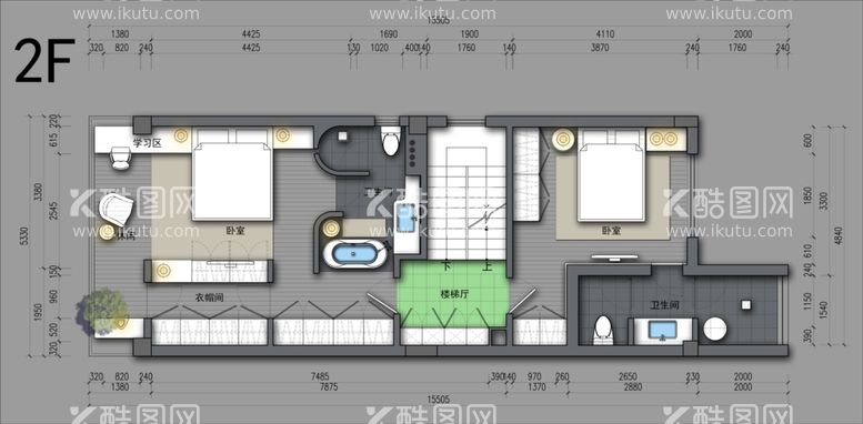 编号：94388411250348511846【酷图网】源文件下载-别墅彩平