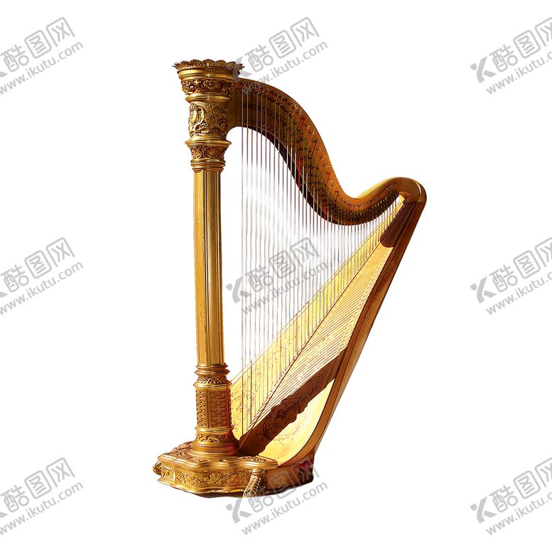 编号：41703609132159104165【酷图网】源文件下载-竖琴弹琴音乐