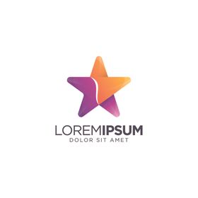 星星标志logo设计商设计图