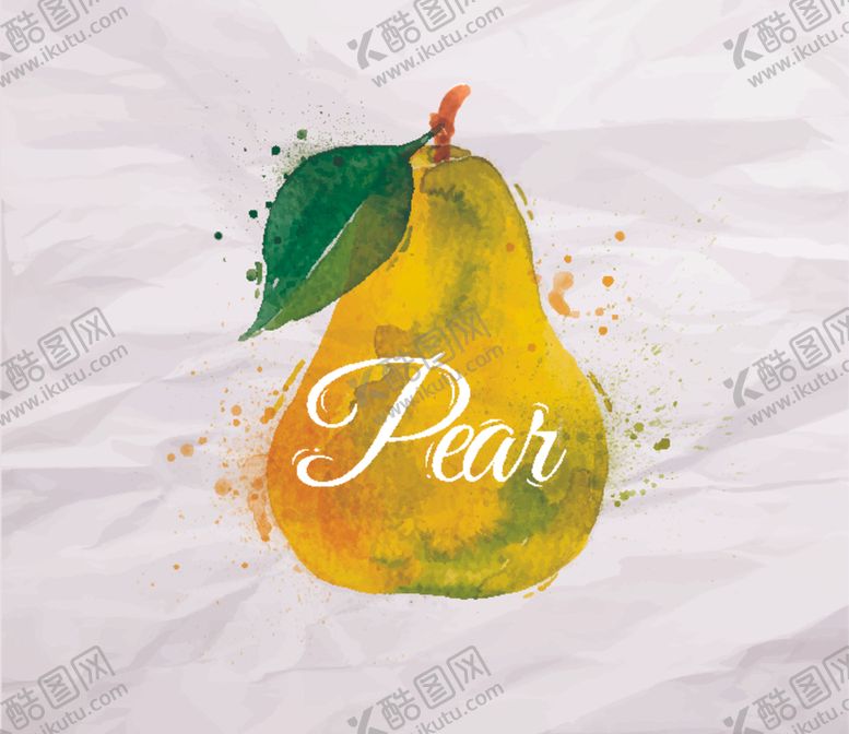 编号：23084010131842274921【酷图网】源文件下载-泼墨水彩水果插画