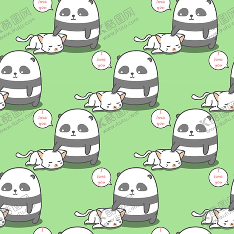 编号：30521609122333444853【酷图网】源文件下载-熊猫图案插图包装