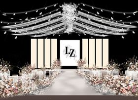 浪漫婚礼仪式区布置