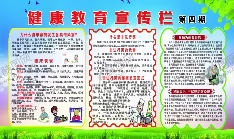 编号：55321406160839151698【酷图网】源文件下载-健康教育宣传栏