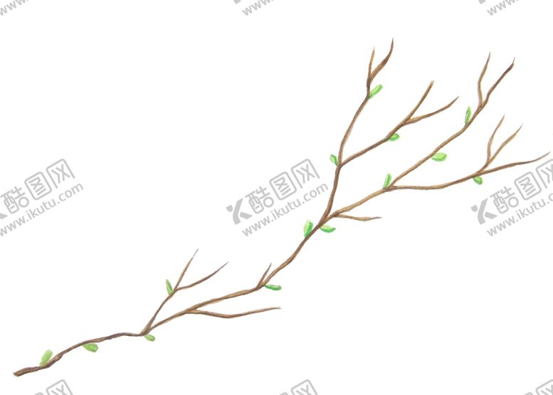 编号：79801809292105184799【酷图网】源文件下载-彩绘枝叶