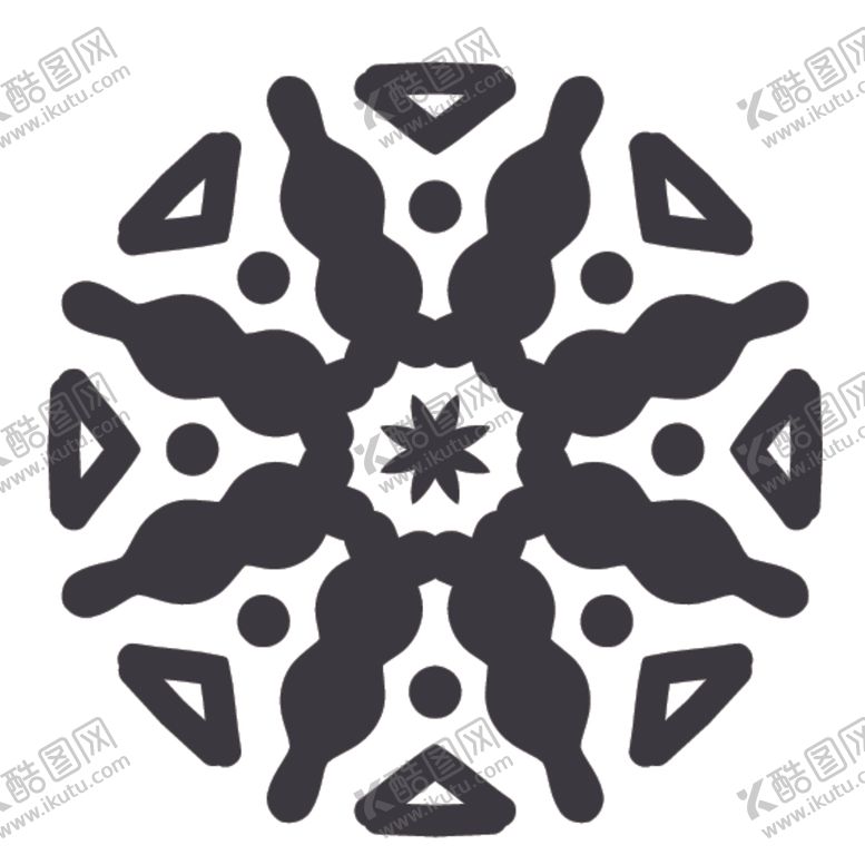 编号：27135310212127255825【酷图网】源文件下载-黑白简约花纹图案设计