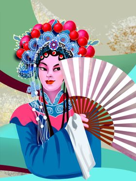 插画素材橘子背景图