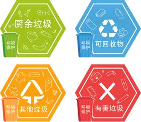 垃圾分类图标