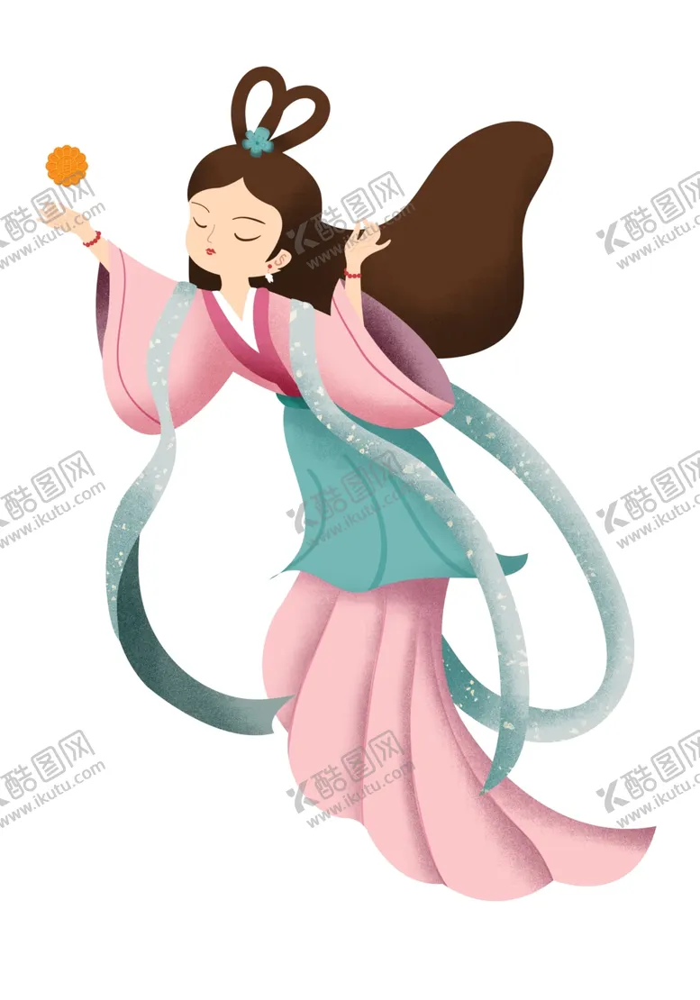 编号：32363702070930246841【酷图网】源文件下载-嫦娥插画