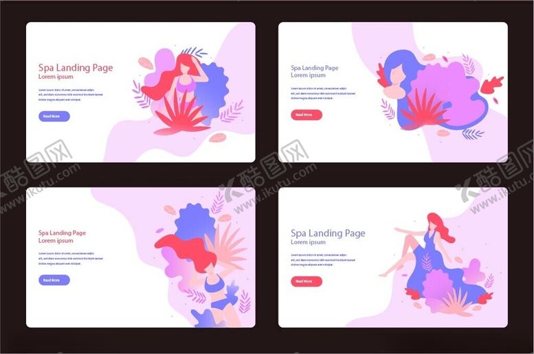 编号：79695510042202566443【酷图网】源文件下载-梦幻风格女性插图