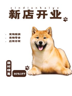宠物海报淘宝首页用品淘宝店服饰