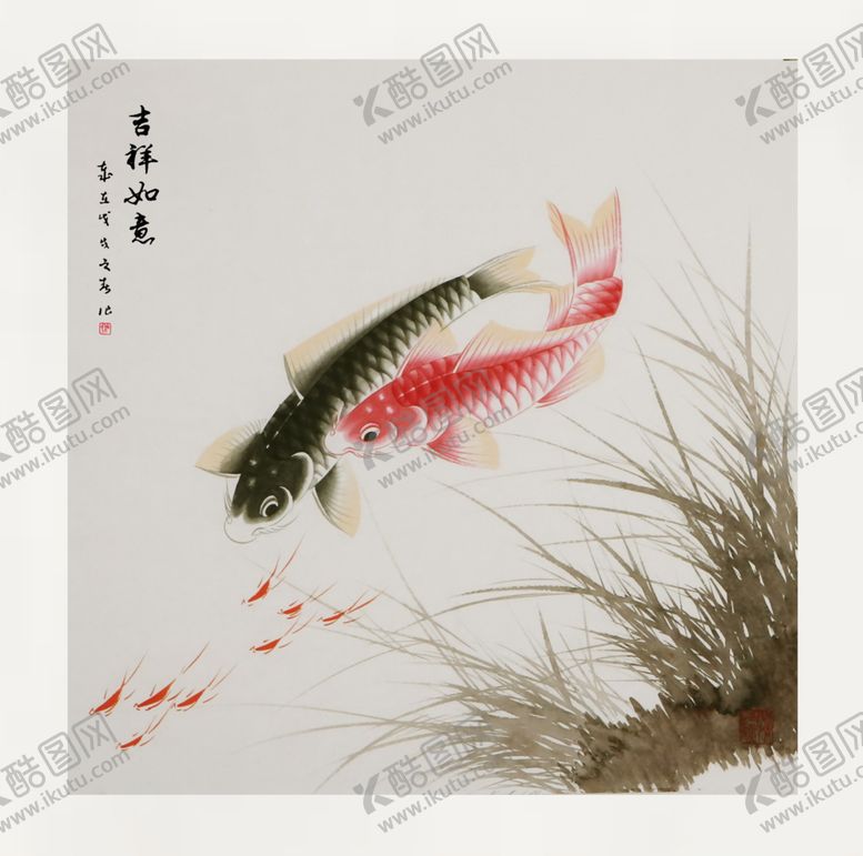 编号：63070803011607055141【酷图网】源文件下载-双鱼