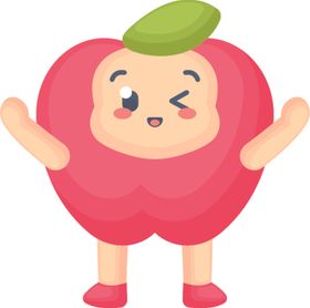可爱卡通形象哇伊AI设计素材萌萌哒AI矢量图