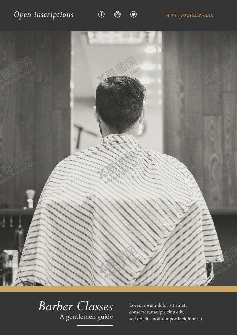 编号：98660704300528082277【酷图网】源文件下载-理发海报