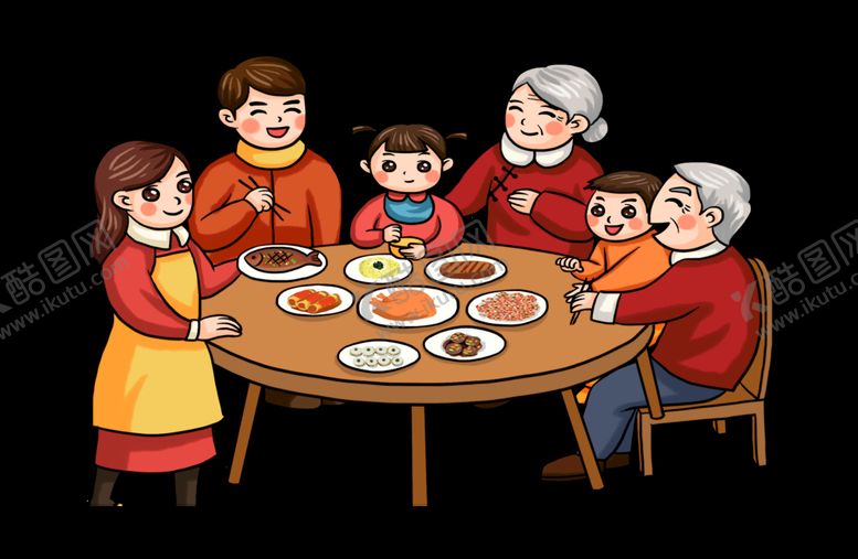 编号：49975410180124401199【酷图网】源文件下载-新年卡通画