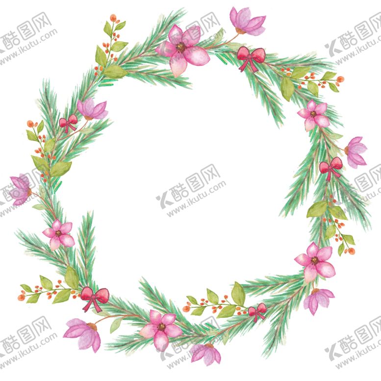 编号：33719407040012151516【酷图网】源文件下载-花环
