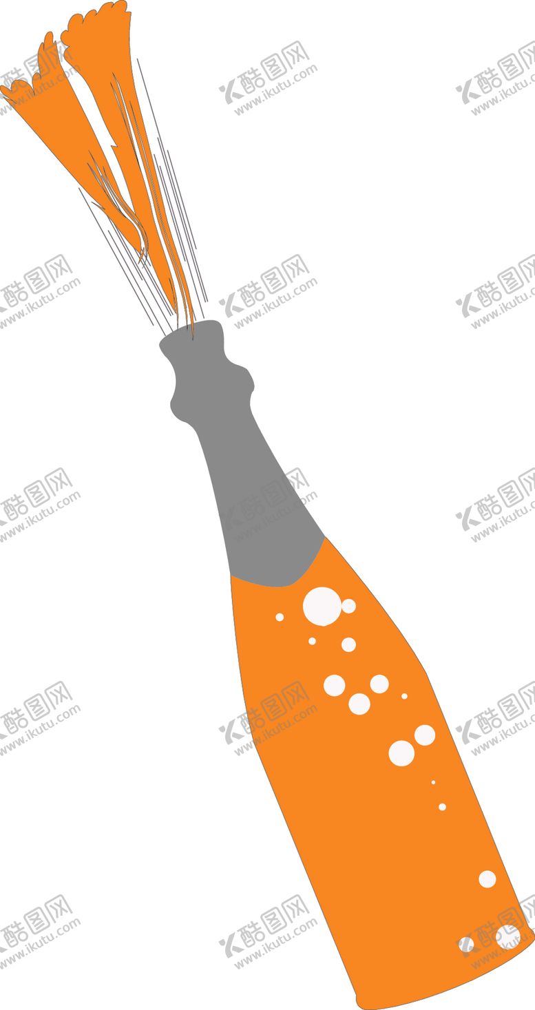 编号：35270001280456137081【酷图网】源文件下载-汽水开香槟庆祝祝贺酒瓶啤酒橙汁