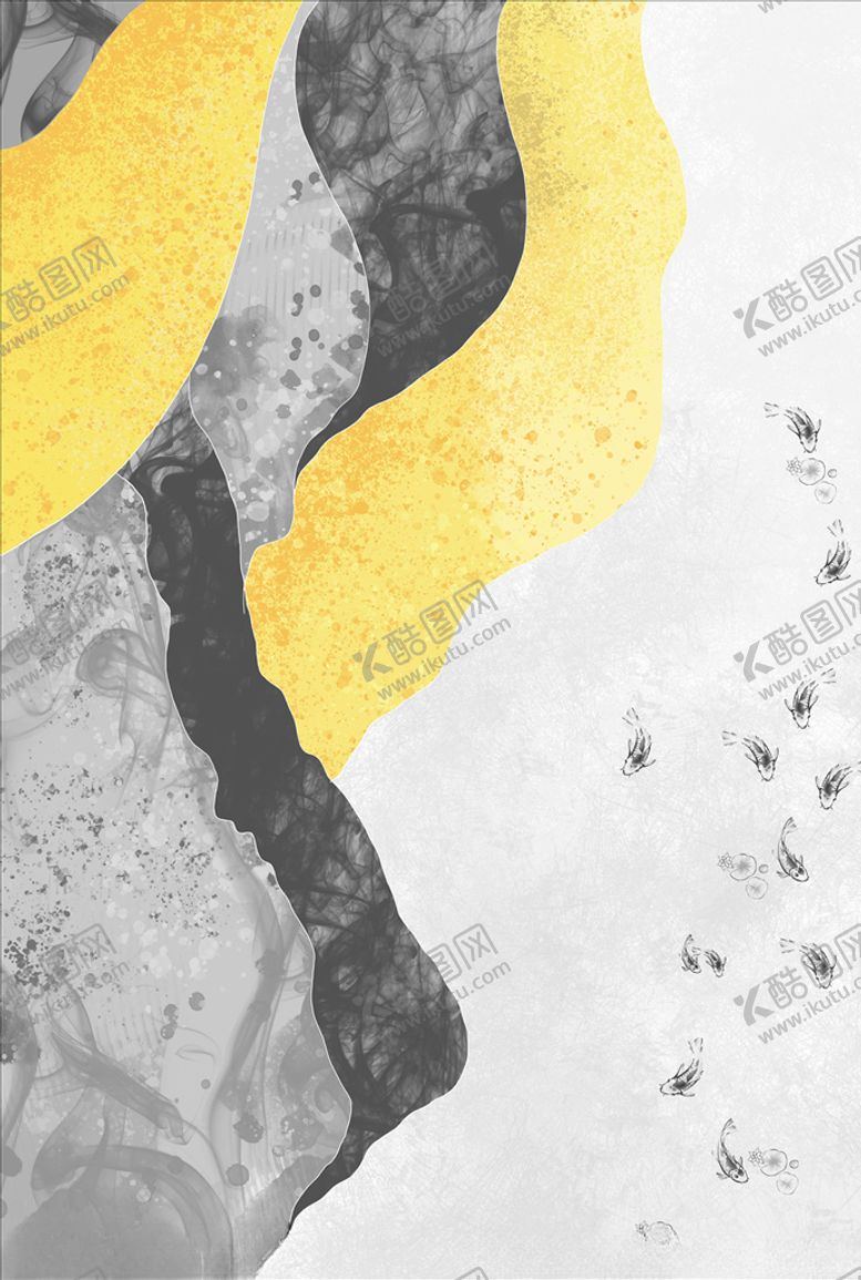 编号：53769204201445121623【酷图网】源文件下载-水墨装饰画