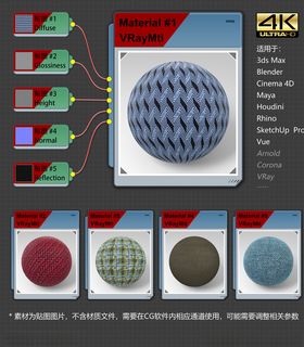 4K超清织物材质贴图