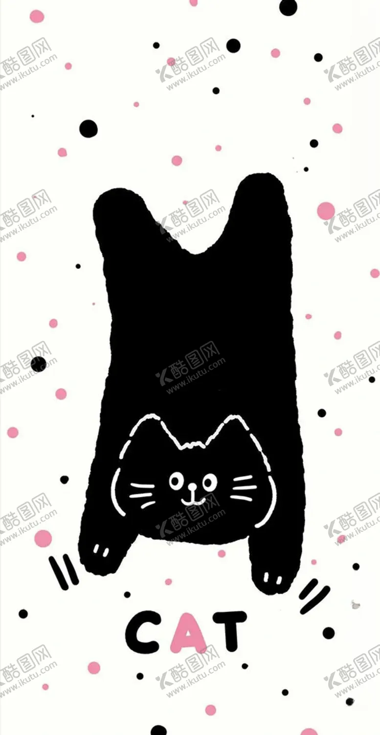 编号：71379602181248268507【酷图网】源文件下载-可爱卡通图案小猫