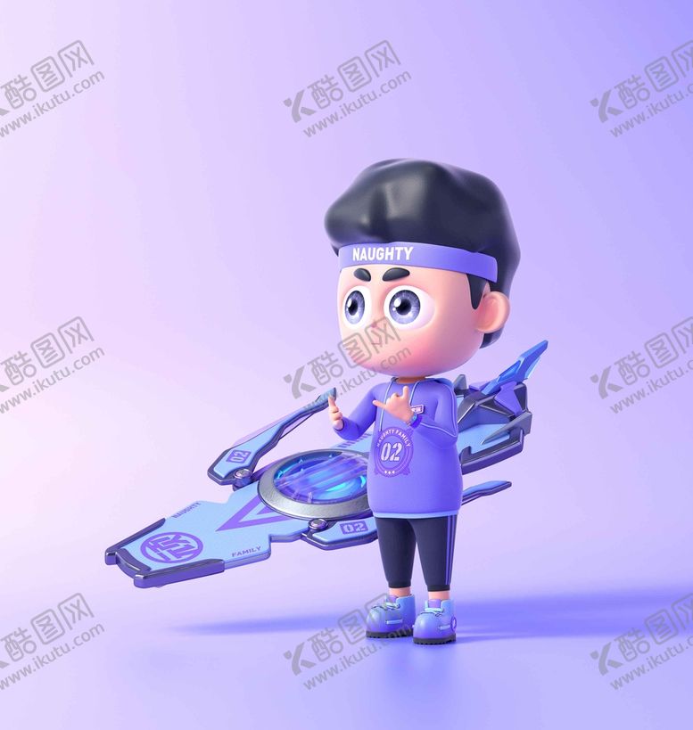 编号：49423610160220077327【酷图网】源文件下载-C4D模型小男孩