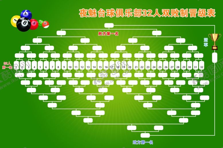 编号：53397702120204401650【酷图网】源文件下载-台球晋级赛