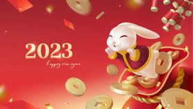 编号：84720509250226110815【酷图网】源文件下载-2023春节初六拜年新年海报图