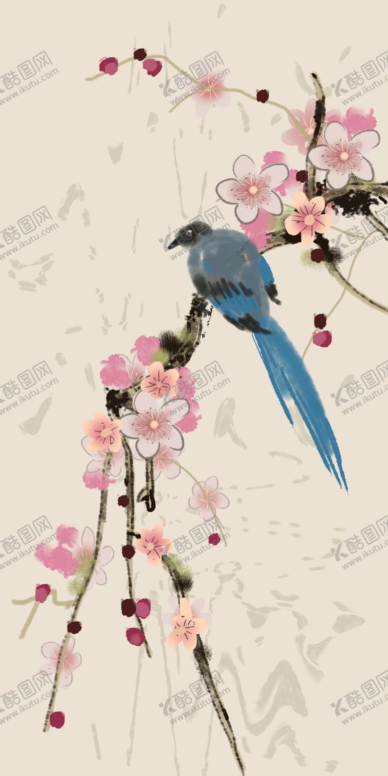 编号：78059110041227534774【酷图网】源文件下载-花鸟装饰画