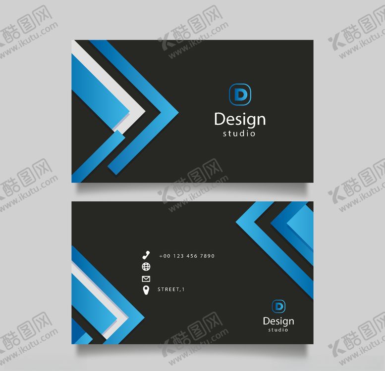 编号：82678509231310394856【酷图网】源文件下载-高端名片