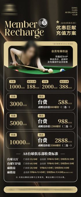 台球室充值桌球室酒吧夜店充值