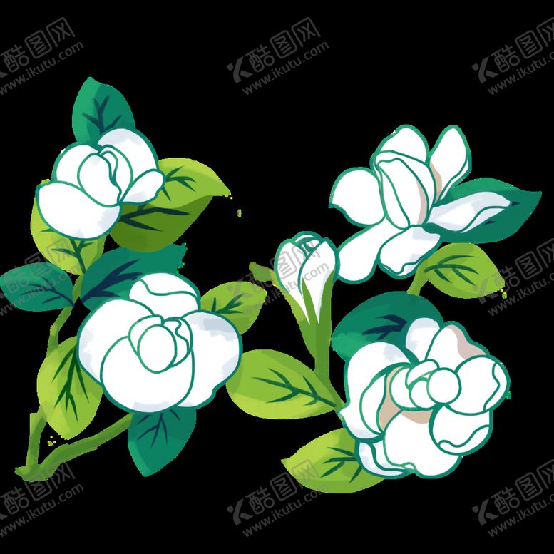 编号：22474310170542294831【酷图网】源文件下载-茉莉花