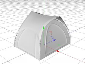 C4D模型帐篷