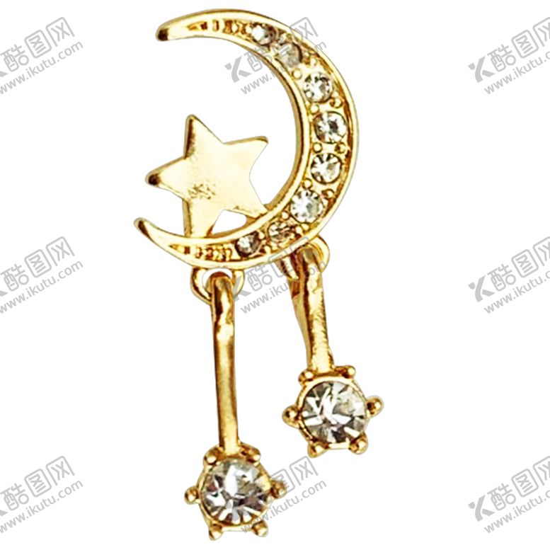 编号：23742009160051418685【酷图网】源文件下载-星月耳坠