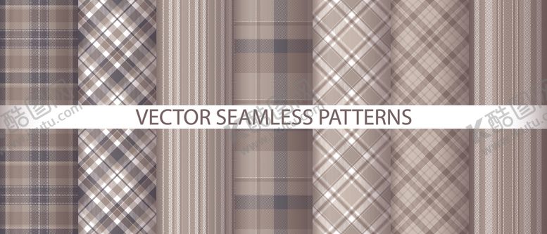 编号：56725209230942337044【酷图网】源文件下载-多样格子图案背景素材