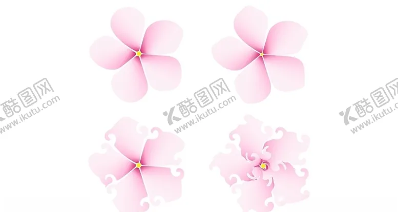 编号：59569906231728354969【酷图网】源文件下载-手绘渐变花朵花瓣