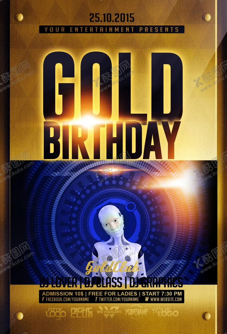 编号：61689904181502134279【酷图网】源文件下载-金色背景海报