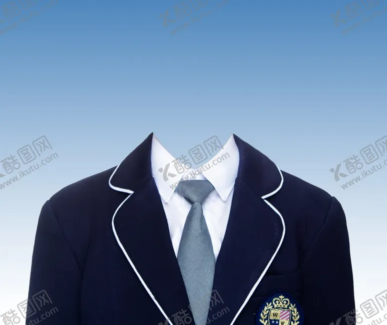 编号：63549802010217365278【酷图网】源文件下载-儿童证件照服装素材