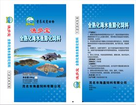 蟹用膨化配合饲料包装