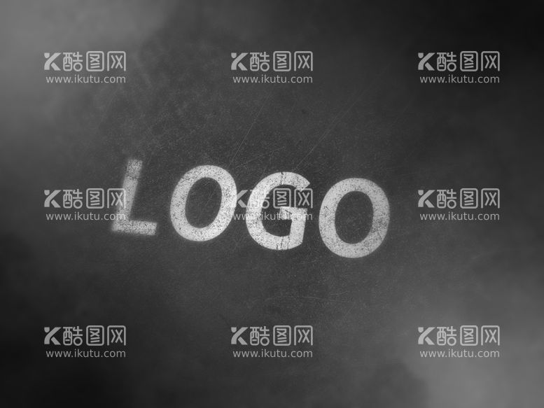 编号：26744512010117179646【酷图网】源文件下载-logo样机黑底白字