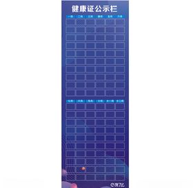 健康证展板