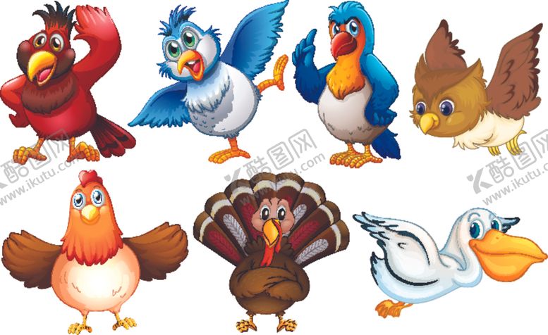 编号：20119510190357272919【酷图网】源文件下载-卡通鸟