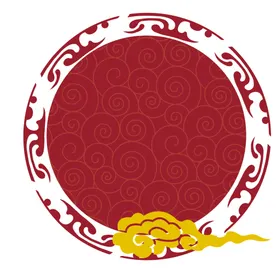 中国风边框素材矢量古典式装饰ai花纹
