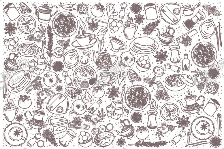 编号：61683010130522411864【酷图网】源文件下载-涂鸦花纹