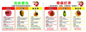 水果霉菌和表皮硬伤的区别
